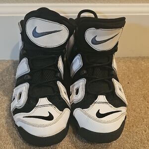 Nike Kids Black and White High-Top Sneakers